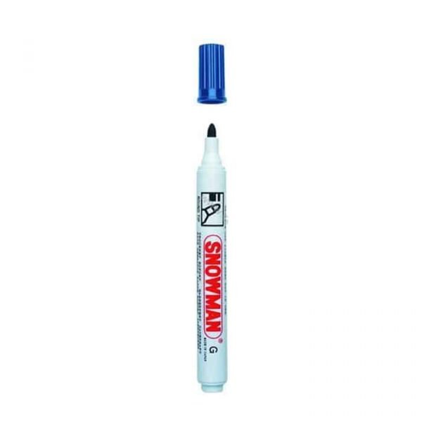 Blue permanent Marker pens