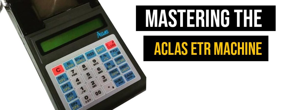 How to use an aclas ETR Machine