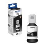EPSON 110 XL EcoTank Pigment black ink bottle – 120ml (C13T03P14A)