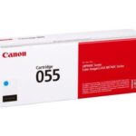 Canon 055 Cyan Toner Cartridge for Canon Color ImageClass MF742Cdw / MF744Cdw Yield 2,100 Pages