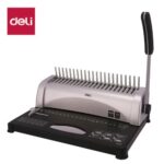 DELI 3870 BINDING MACHINE STEEL - PUNCH CAPACITY = 12 SHEETS / BIND CAPACITY =  350 SHEETS