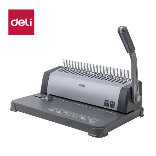 DELI-3872-BINDING-MACHINE-STEEL-PUNCH-CAPACITY.jpg DELI 3872 BINDING MACHINE STEEL - PUNCH CAPACITY = 15 SHEETS / BIND CAPACITY = 425 SHEETS - Image 1