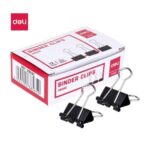 DELI E38565 BINDER CLIPS 19MM