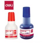 DELI E9874 STAMP PAD INK 40ML - BLUE / RED