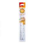 DELI G016 DURABLE EASY-GRAB RULER 20CM