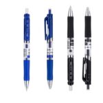 DELI Q104 RETRACTABLE GEL PEN 0.5MM - Q10420 BLACK / Q10430 BLUE