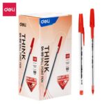 DELI Q4 CRYSTAL BIROS 1.0MM - BLACK, BLUE, RED