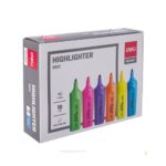 DELI S621 ACCENT HIGHLIGHTER - YLW/ PURPLE/ BLU/ ORG/ GRN/ PINK