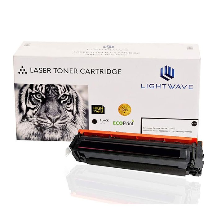 LW-Black.jpg LIGHTWAVE TONER LW-H-CE505A (05A) - Image 1