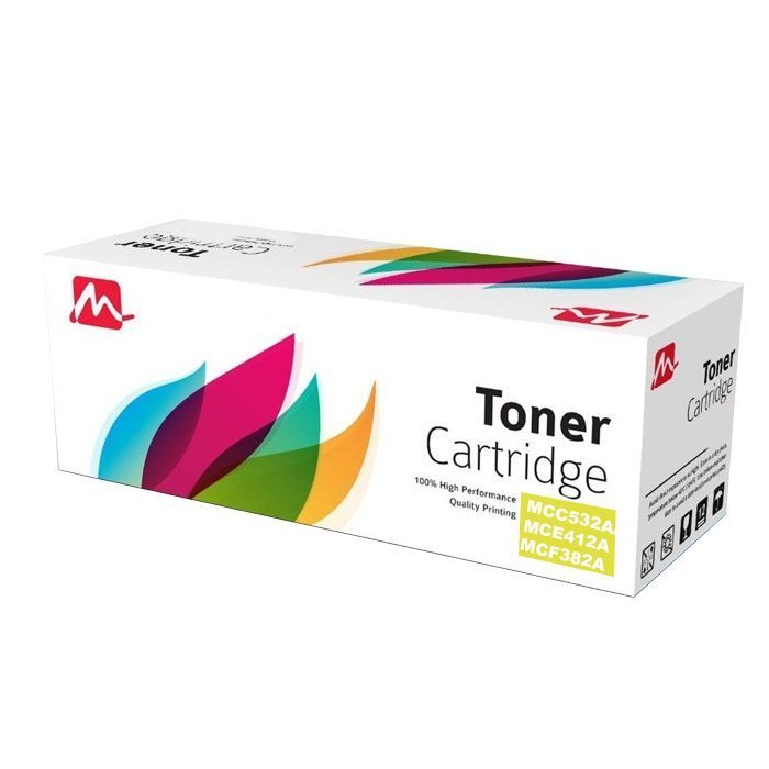 Mercury-MCC532A-MCE412A-MCF382A.jpg MERCURY MCC532A/MCE412A/MCF382A Yellow Toner Cartridge (304A/305A/312A) - Image 1