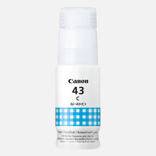 Q-10.png Canon GI-43C Cyan Ink Bottle - Image 1