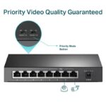 TP-LINK 8-Port 10/100Mbps Desktop Switch with 4-Port POE (TL-SF1008P) - Image 3