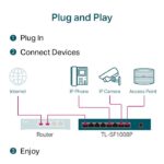 TP-LINK 8-Port 10/100Mbps Desktop Switch with 4-Port POE (TL-SF1008P) - Image 4
