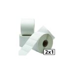 Thermal Labels 1 across 2" x1" (57x32mm)  1000 per roll