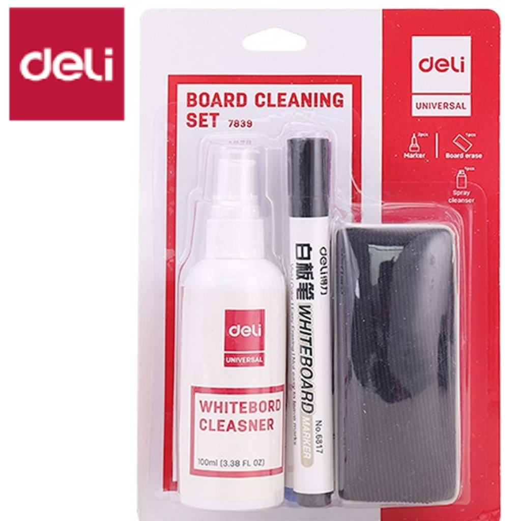 e7839-306060_l DELI E7839 WHITEBOARD CLEANING SET - Image 1
