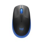 Logitech Full Size Wireless Mouse M190 ( Charcoal / Grey / Blue )