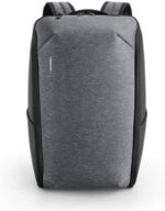 Kingsons 15.6" Laptop foldable backpack - Grey -KS3203W - Image 2