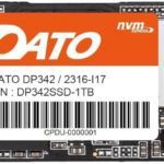 DATO SSD 1TB M.2 NVMe 2242