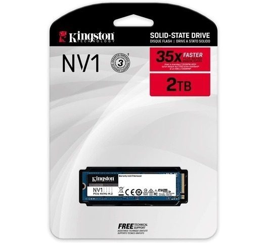 Kingstone NVMe 2280 2TB Up to 2,100MBs Read, 1,700MBs Write(OpenPack) Kingstone NVMe 2280 2TB Up to 2,100MB/s Read, 1,700MB/s Write(OpenPack) - Image 1