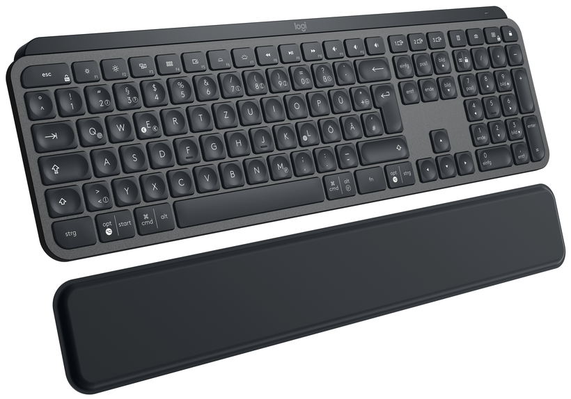 Logitech MX Keys Plus Bluetooth Illuminated Keyboard with Palm Rest