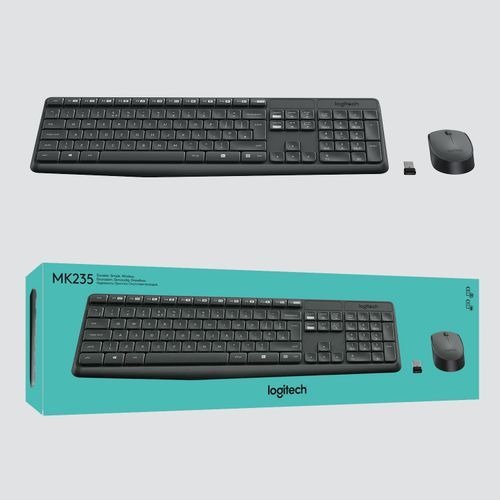 Logitech MK235 Wireless Keyboard & Mouse Combo Logitech MK235 Wireless Keyboard & Mouse Combo